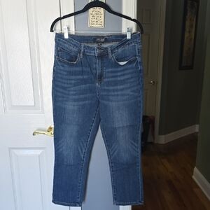 Soft Surroundings Women's Dark Blue Ankle Jeans